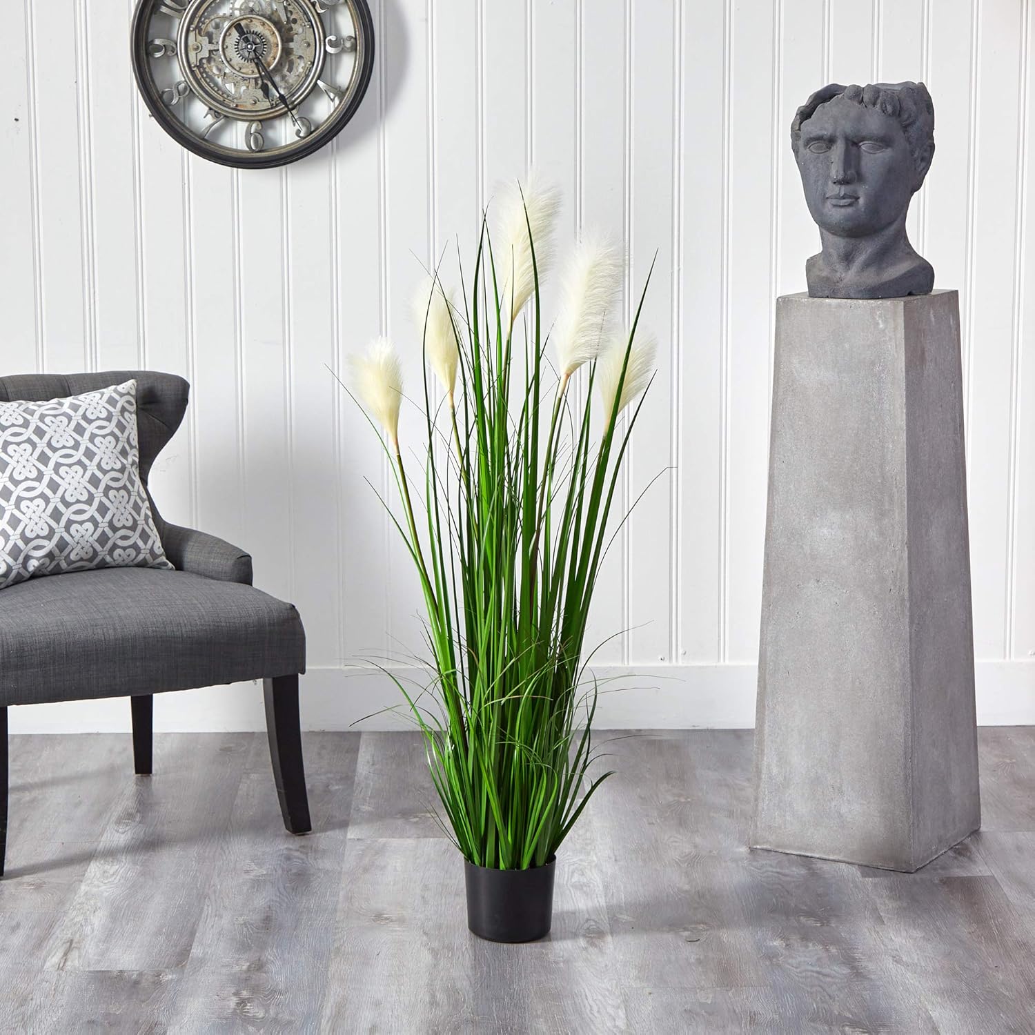 Nearly Natural 4ft Plume Grass Artificial Plant 1