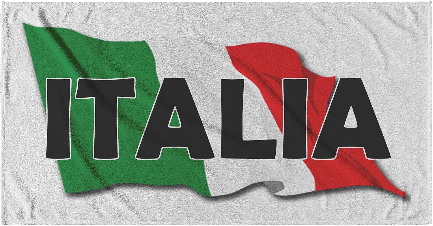 Italia Beach Towel - Italian Design 30 x 60 Oversized