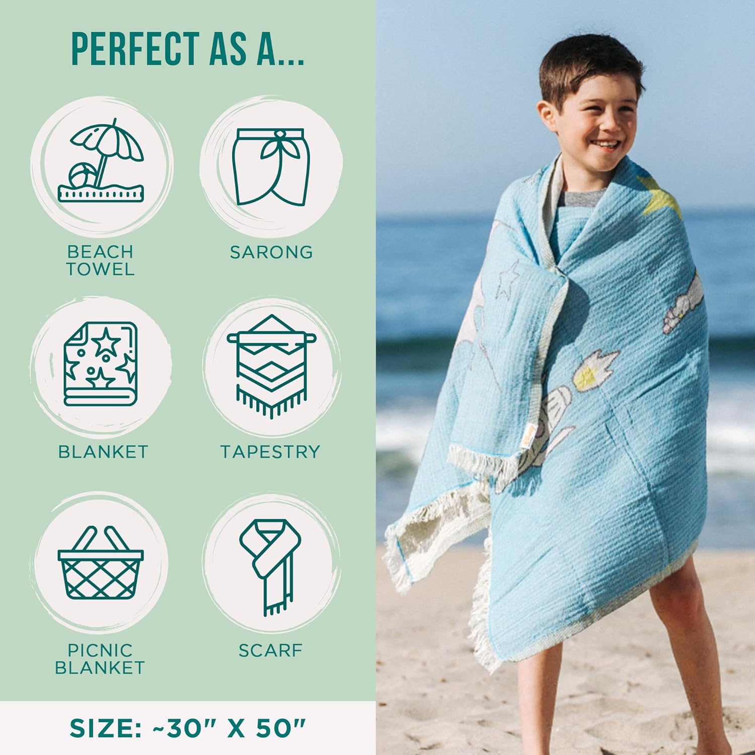 Sand Cloud Turkish Beach Towel - Disney Pixar Buzz Lightyear