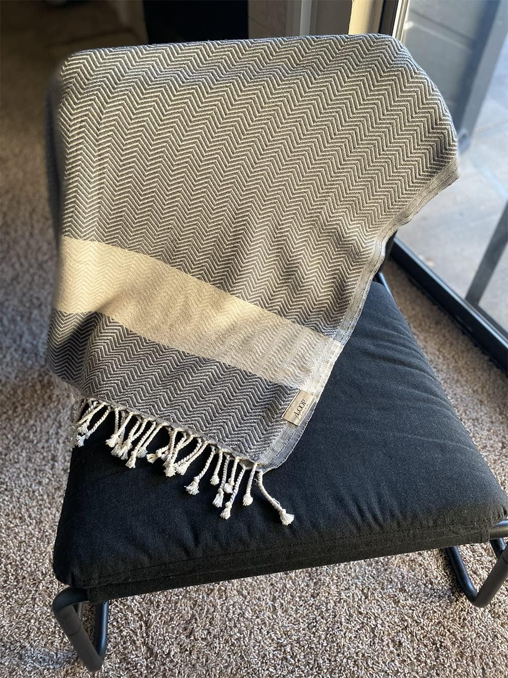 Loop Linen Cotton Beach Towel - Super Gift Multi-Purpose Large Size