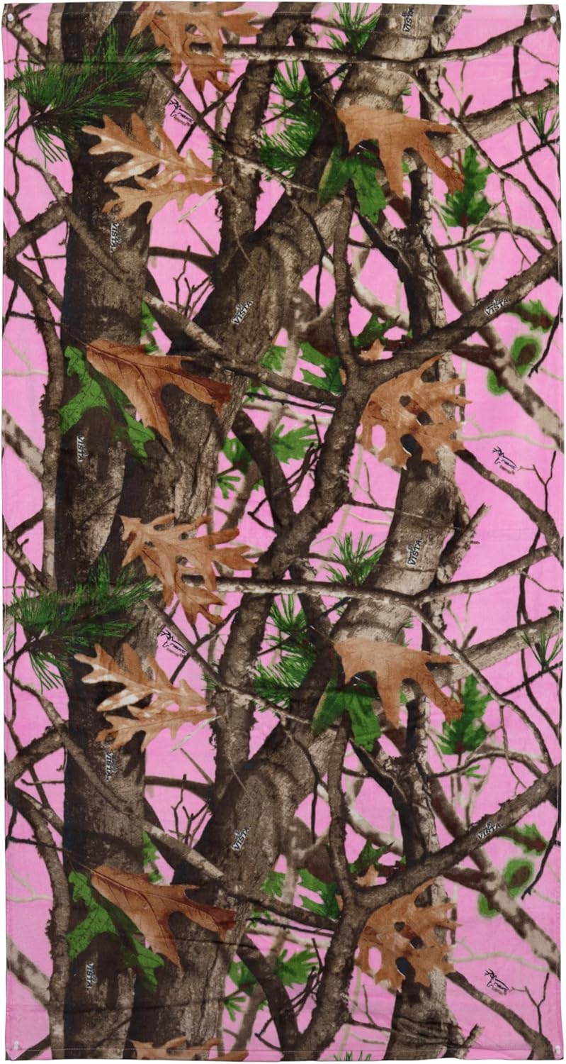 Havercamp Pink Camo Beach Towel 30x60