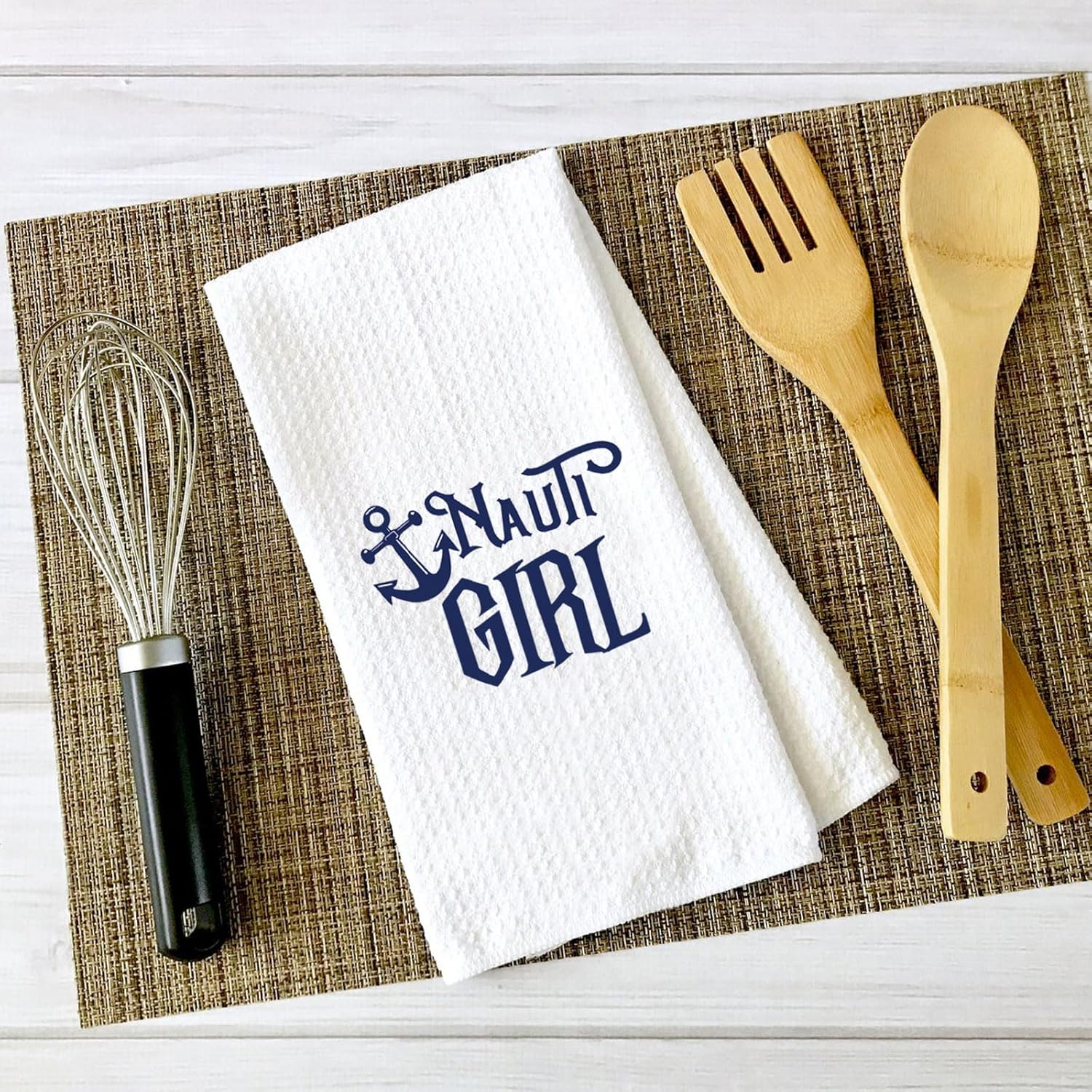 ZJXHPO Nauti Grl Beach Kitchen Towel
