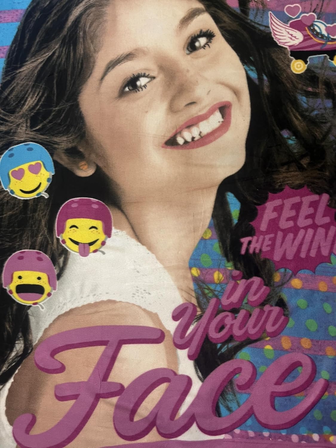 Soy Luna Pink Purple Rainbow Beach Towel 54x29