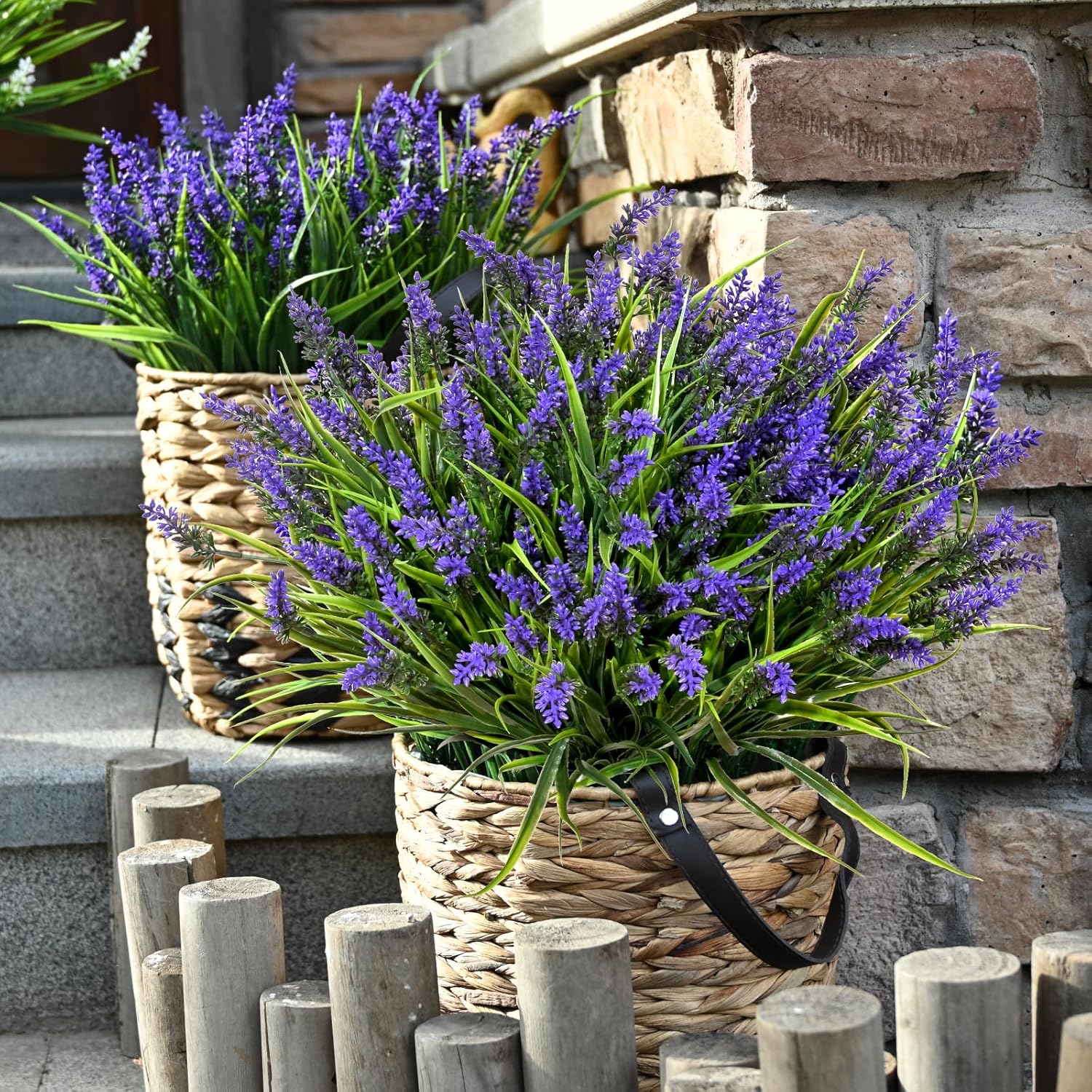 Waipfaru Artificial Flowers Purple 20 Bundles