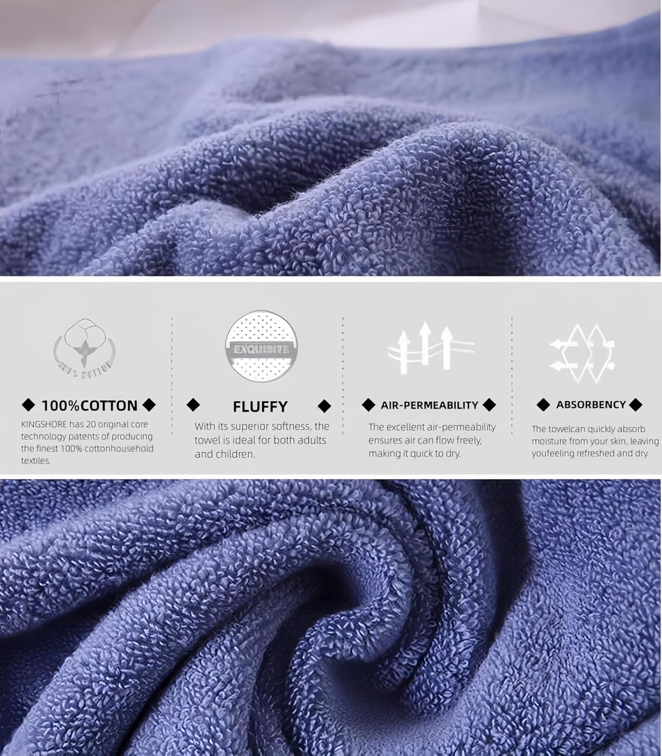 3 Piece Kids Bath Towel Set with Naughty Bear Design