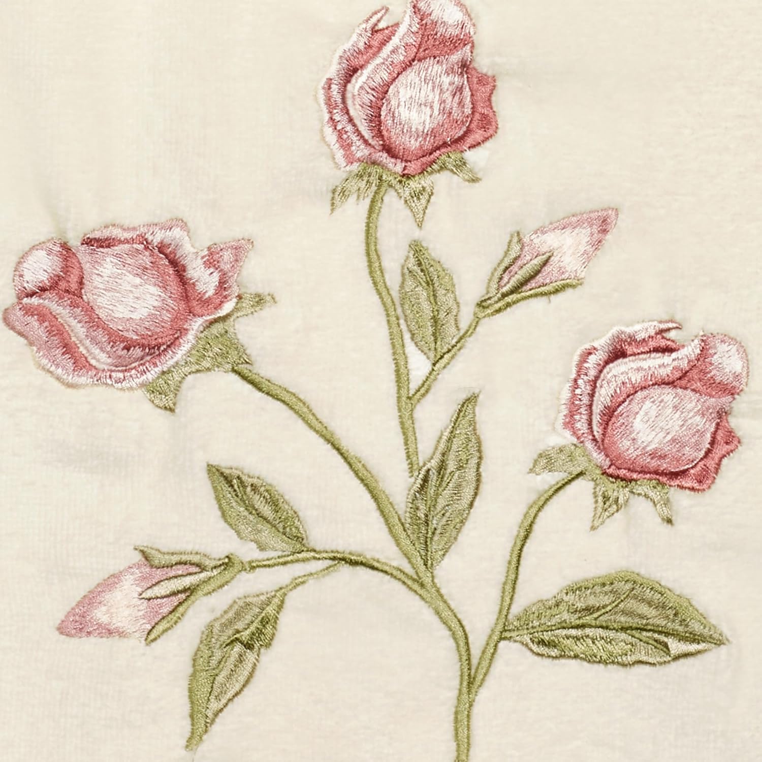 Touch of Class Blush Rose Bath Towel Set