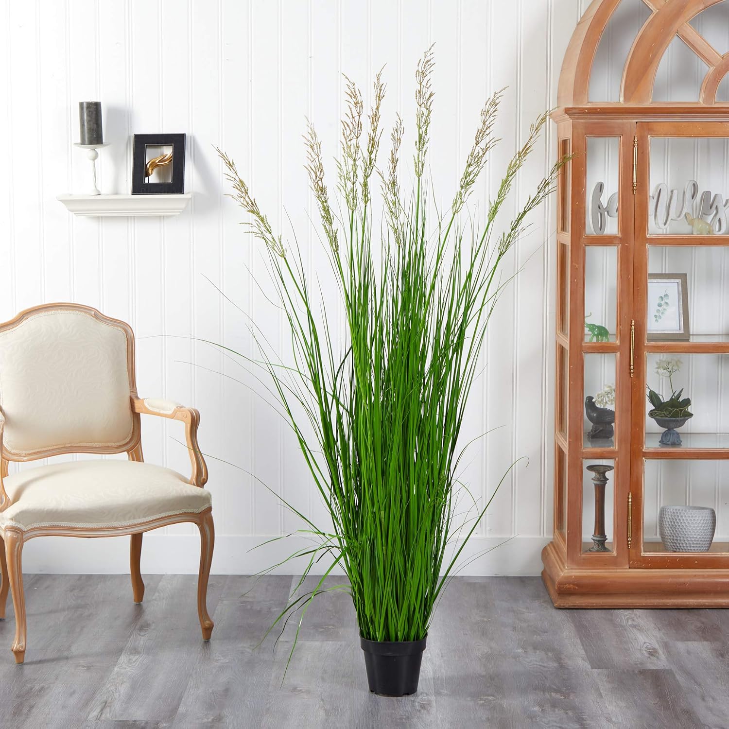 Nearly Natural 55ft Plume Grass Artificial Plant