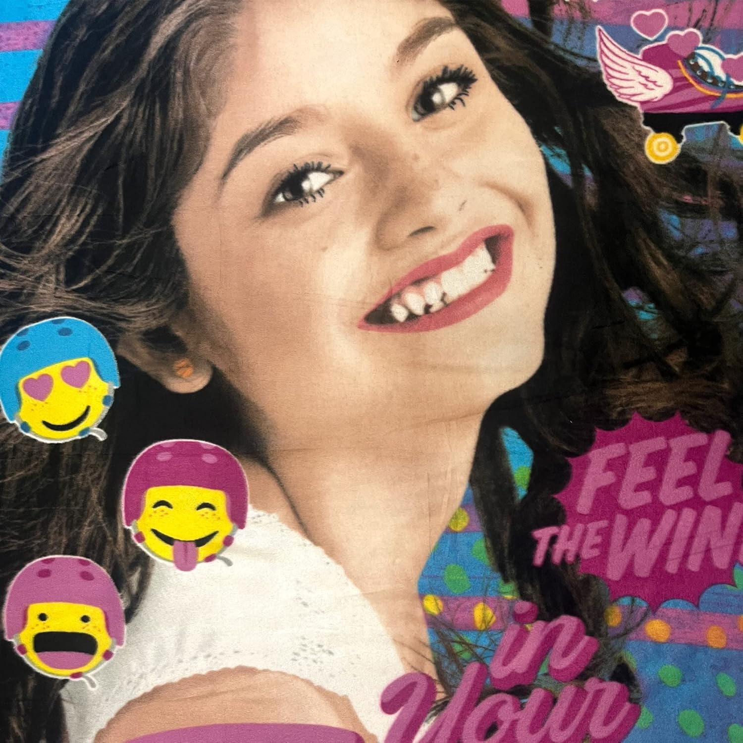 Soy Luna Pink Purple Rainbow Beach Towel 54x29