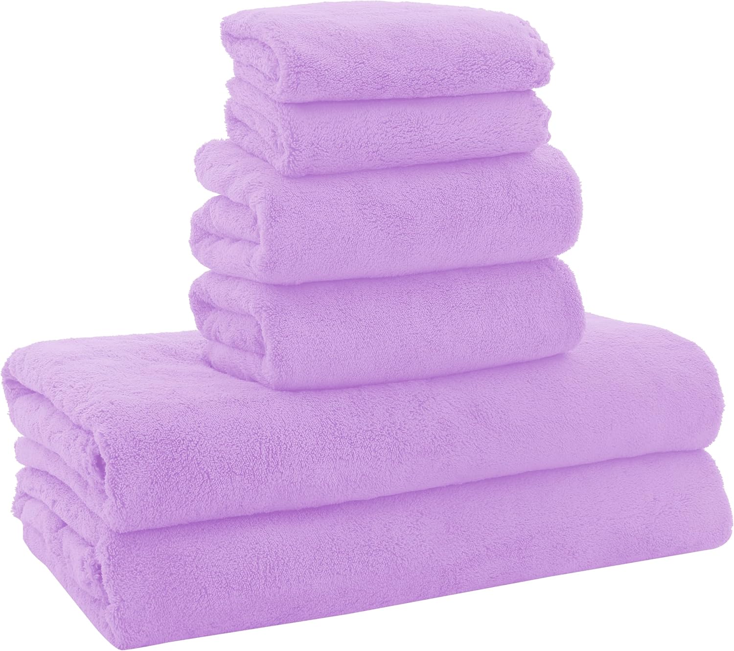 MOONQUEEN Ultra Soft Towel Set 6 Pcs Purple