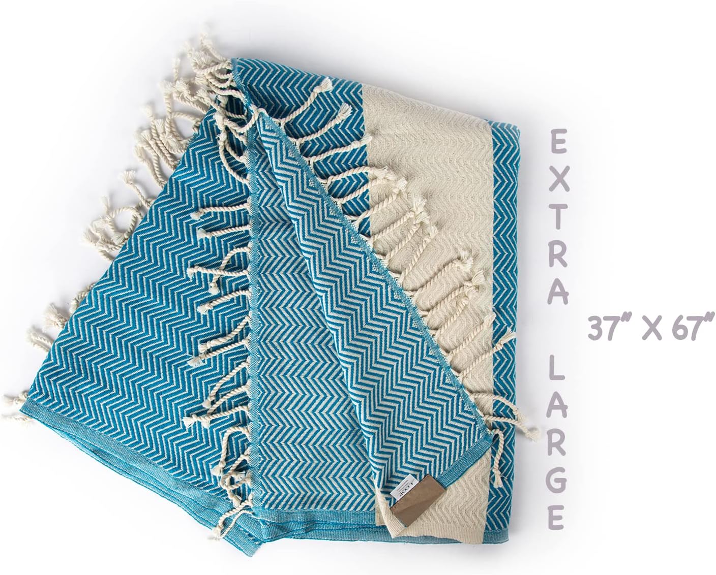 Loop Linen Cotton Beach Towel - 100 Turkish Cotton Soft Stylish