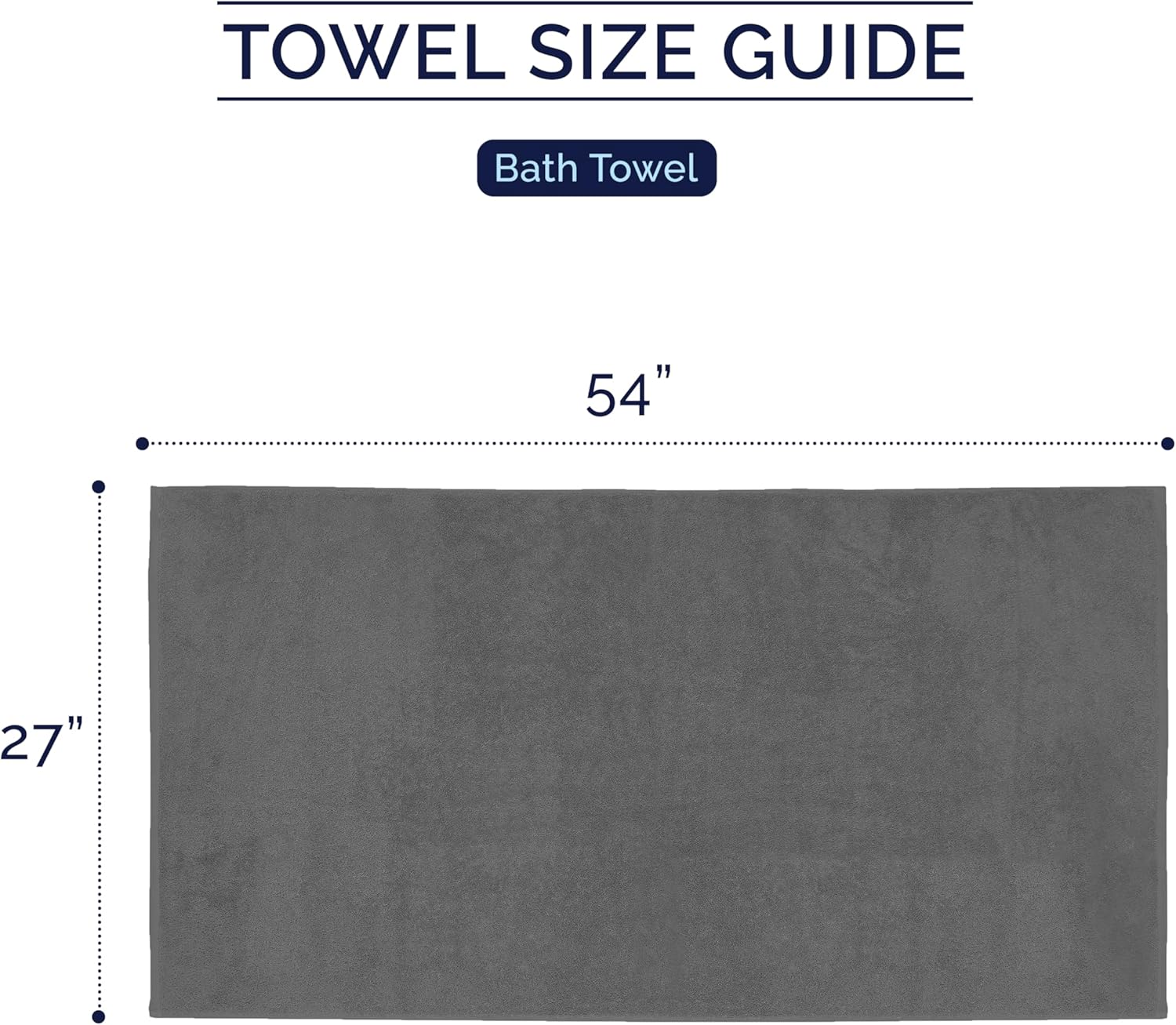 Elegant Comfort Premium Turkish Cotton 2 Pack Bath Towel Set