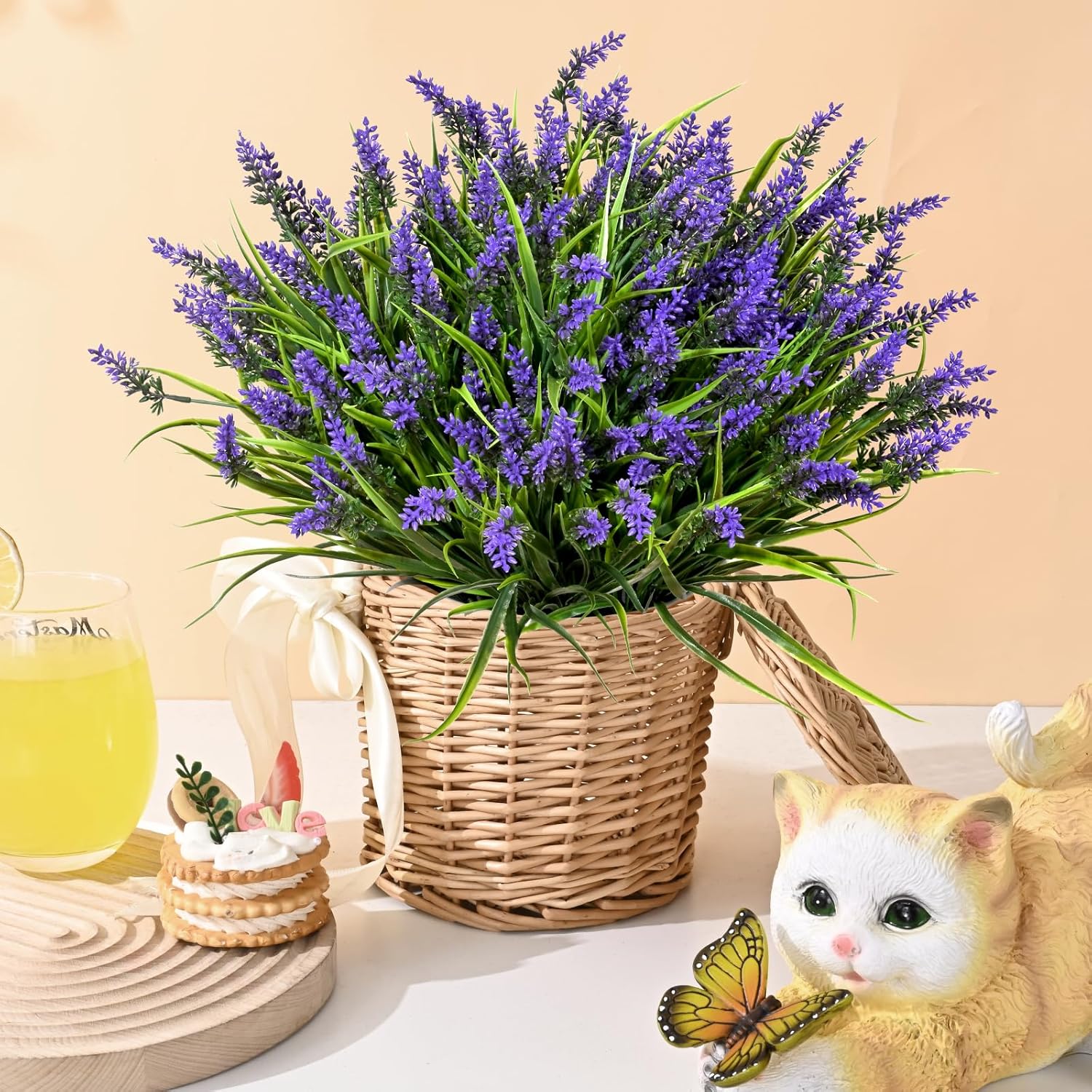 Waipfaru Artificial Flowers Purple 20 Bundles