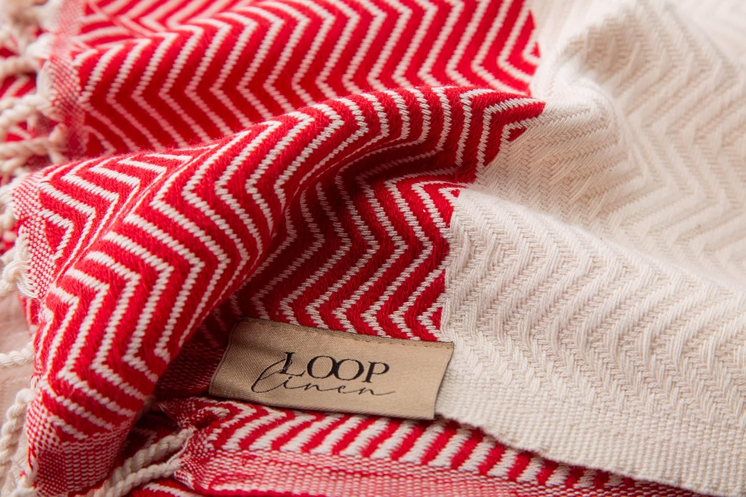 Loop Linen Large Cotton Beach Towel Soft Stylish
