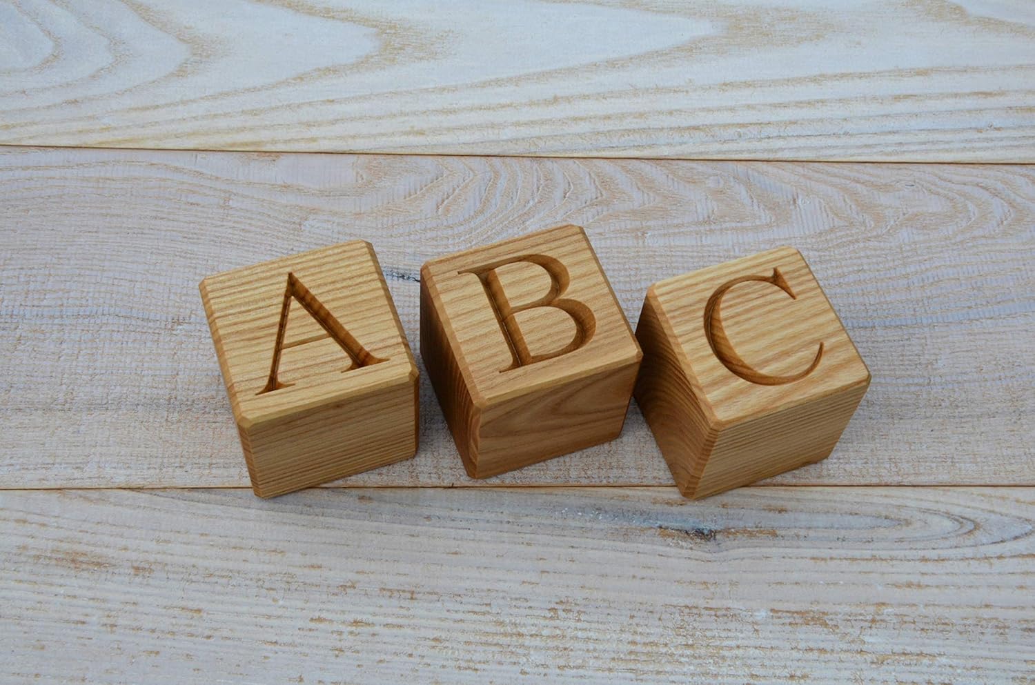 Personalized Wood Letter Blocks for Baby 1