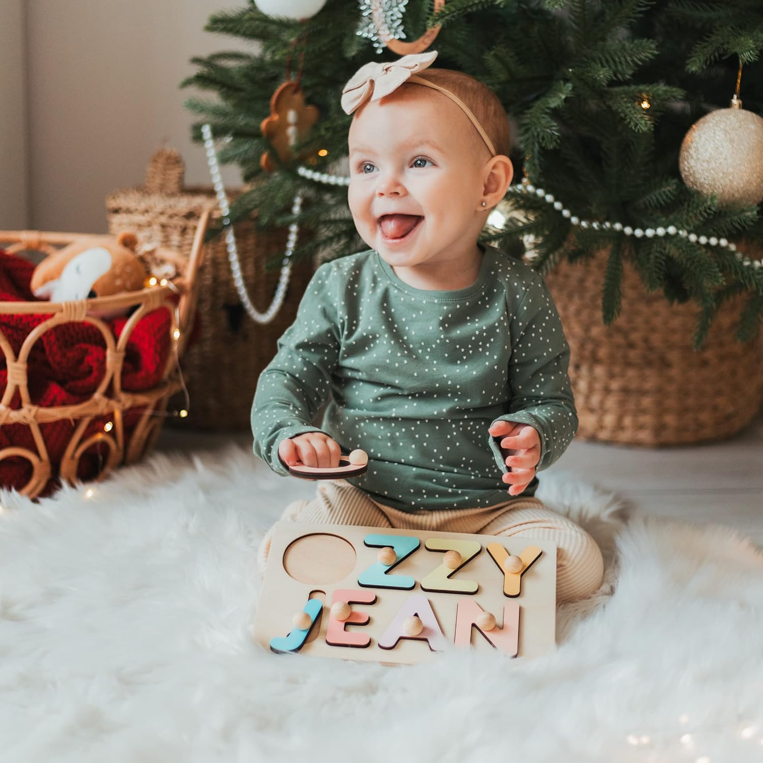 Personalized Wooden Name Puzzle for Kids 1