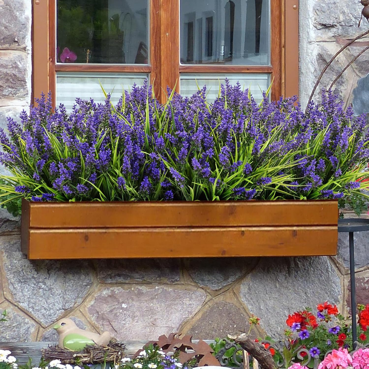 Waipfaru Artificial Flowers Purple 20 Bundles