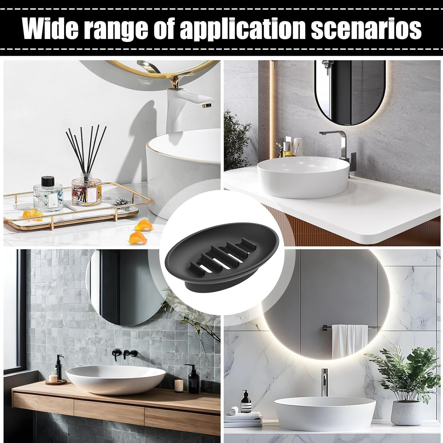Eco-Friendly Silicone Soap Dish Holder