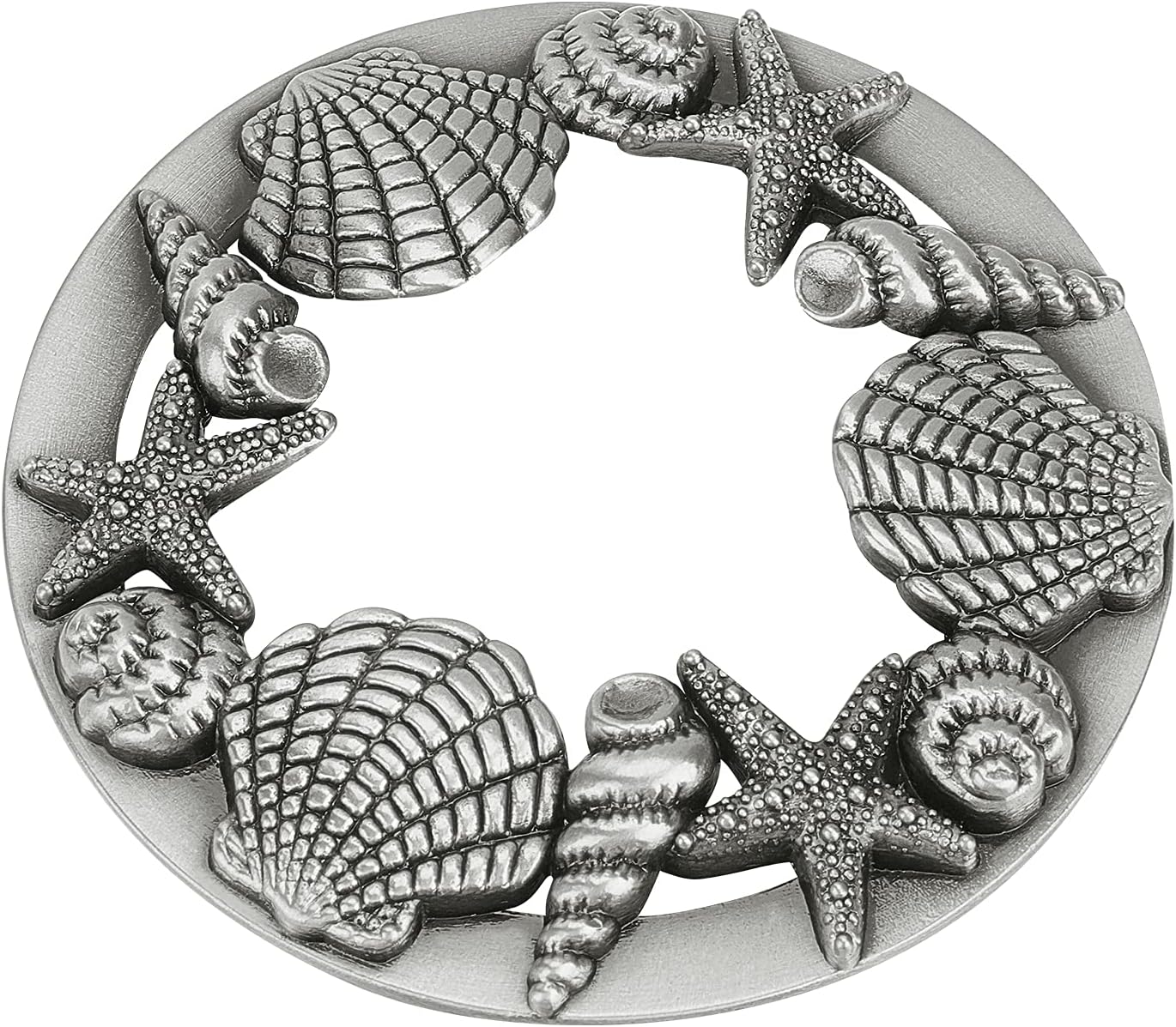 GORGECRAFT Silver Starfish Candle Toppers