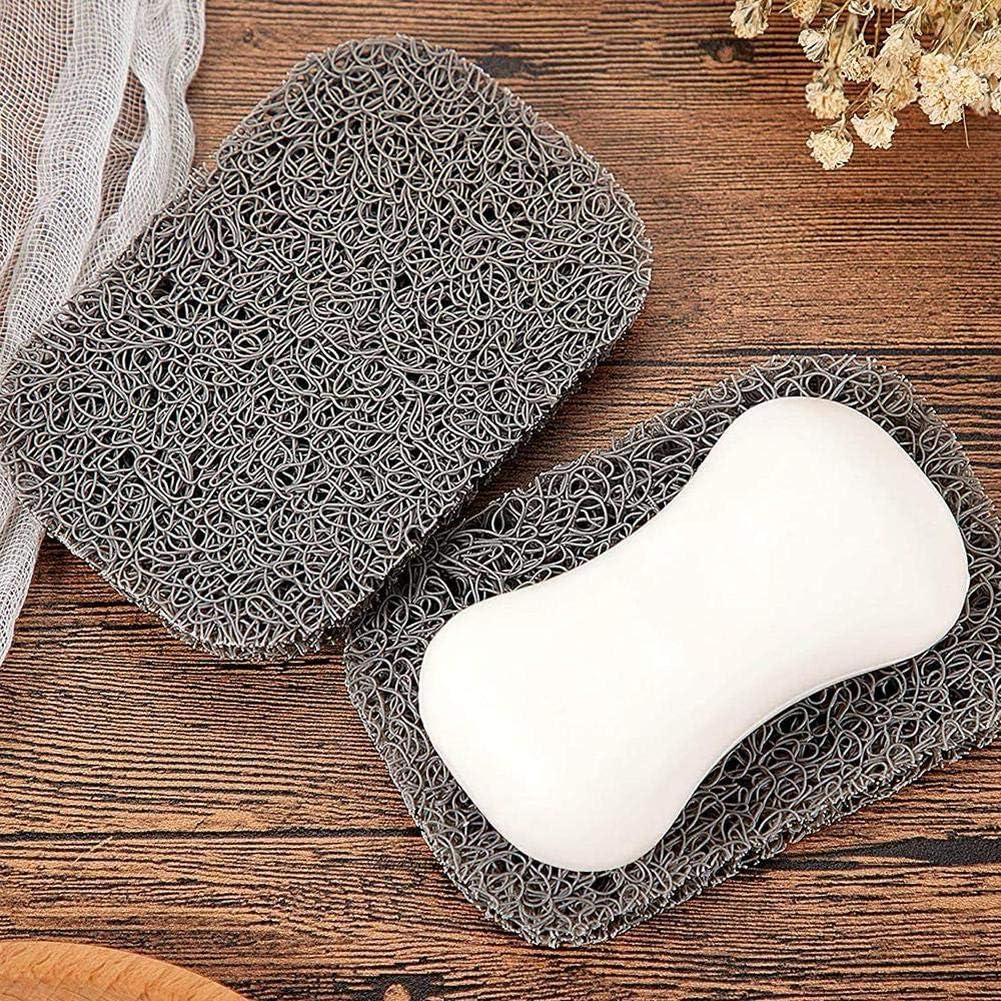 4PCS Non-Slip Shower Soap Bar Saver Lift Holder