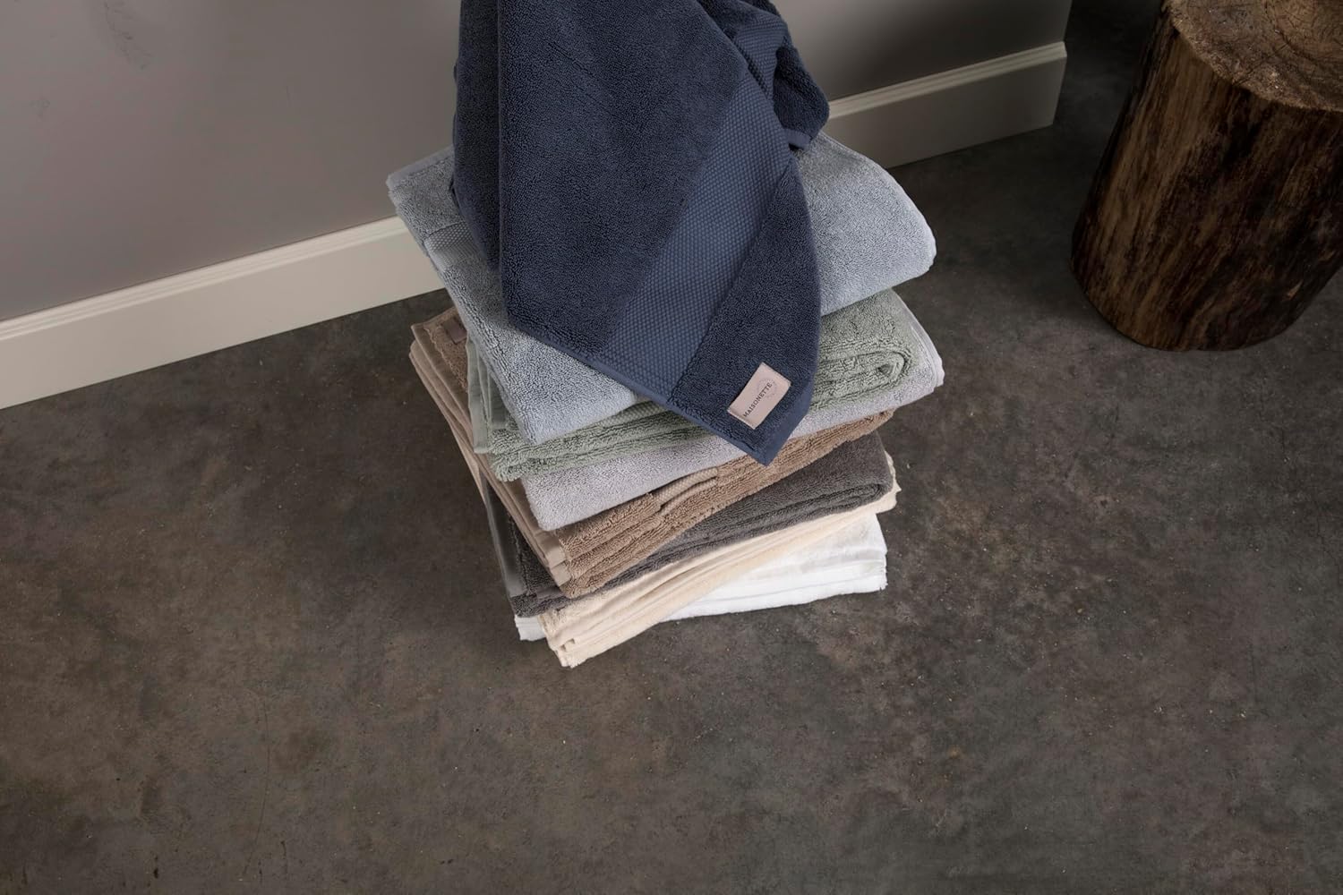 Maisonette Organic Cotton Turkish Bath Towels Set 2 Pack