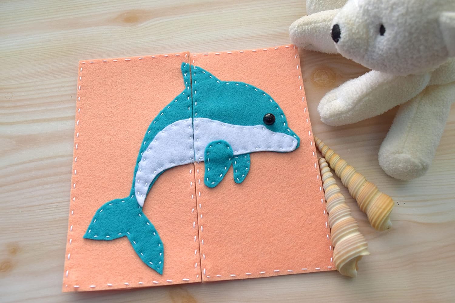 Felt Puzzle Ocean Montessori Learning Toy for Kids