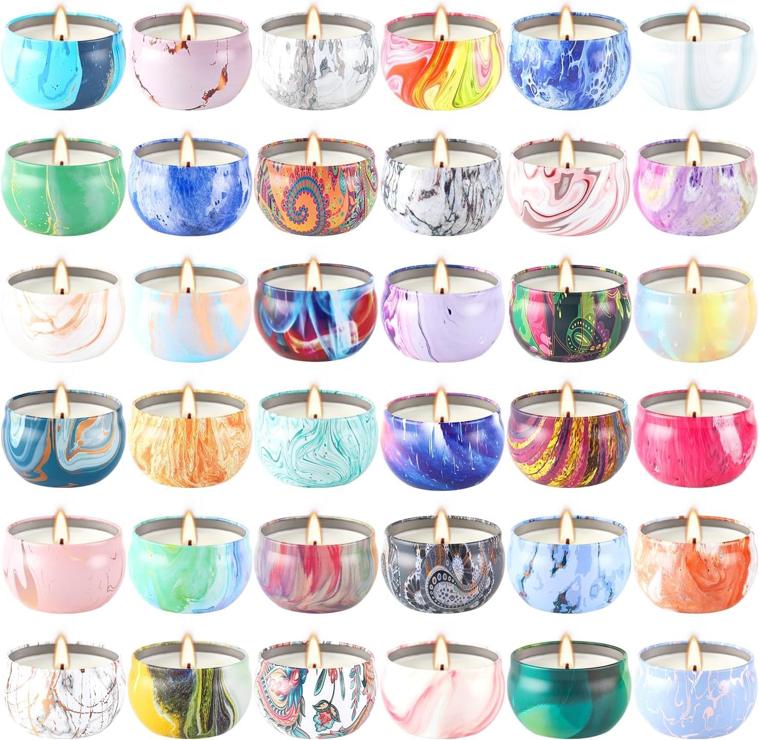 36-Pack Scented Candles Gift Set for Women