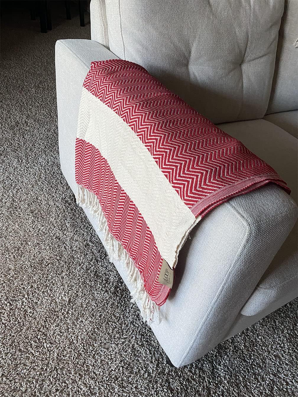 Loop Linen Large Cotton Beach Towel Soft Stylish