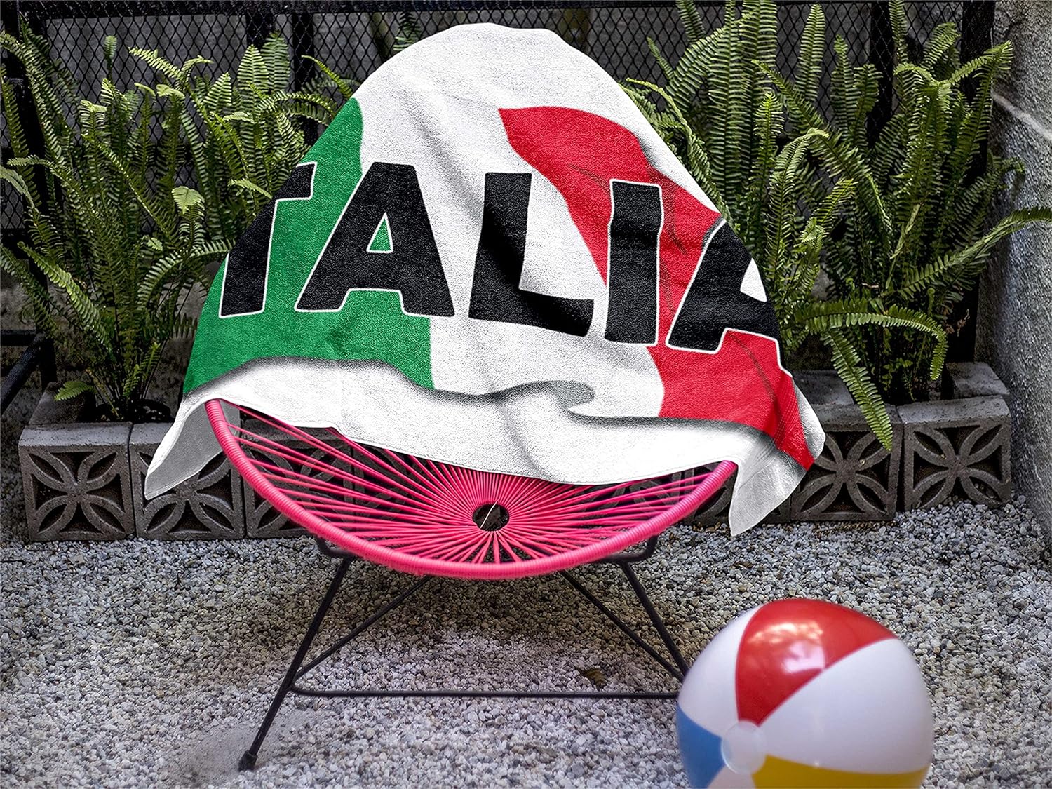Italia Beach Towel - Italian Design 30 x 60 Oversized