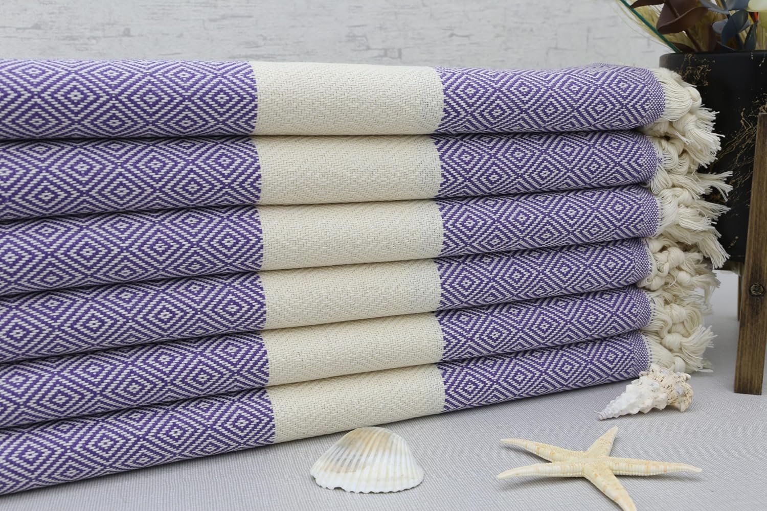 Turkish Beach Towel 36x70 Inch Diamond Design
