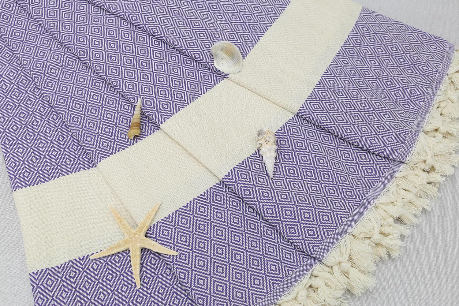Turkish Beach Towel 36x70 Inch Diamond Design