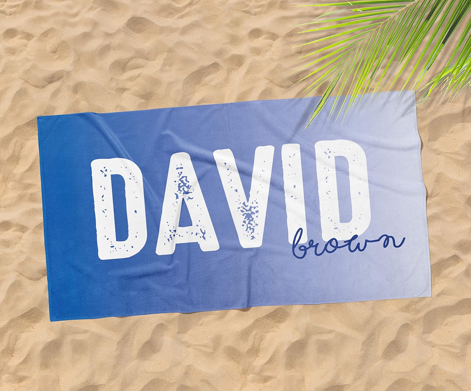 Custom Beach Towel - 30x60 Inch Personalized Pool Towel
