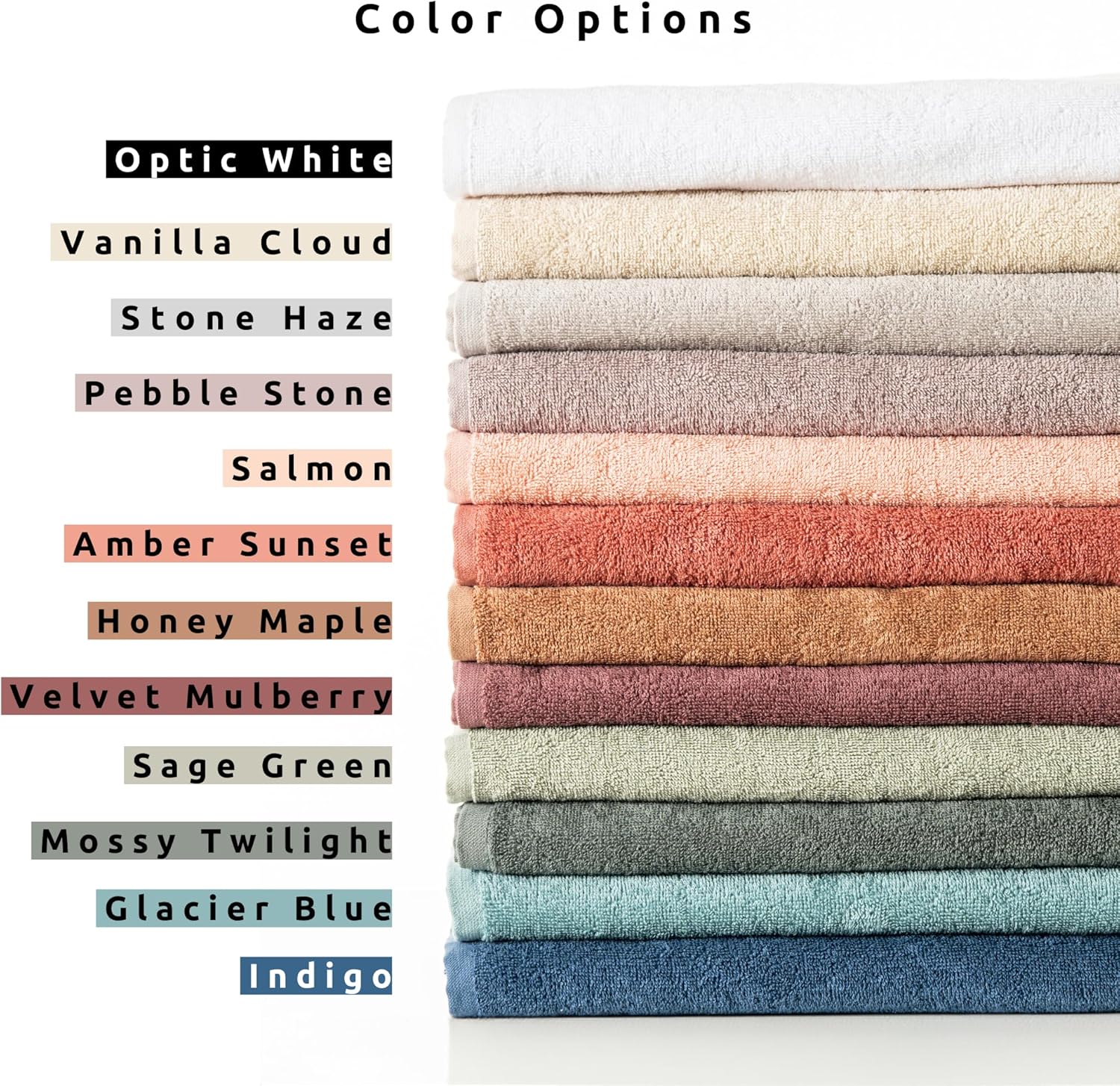 DREAMY RIKKA 6-Piece Turkish Towel Set with Coresoftair Technology