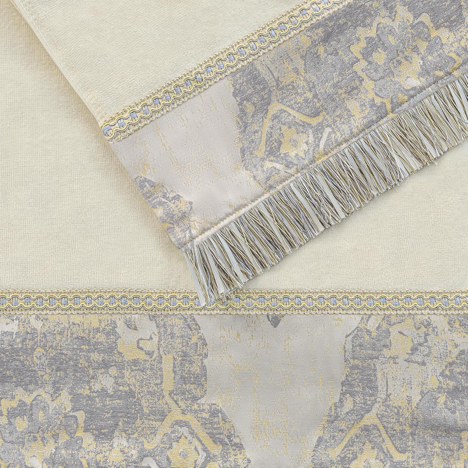 Loom and Mill Luxury Velour Cotton Towel Set 3-Piece