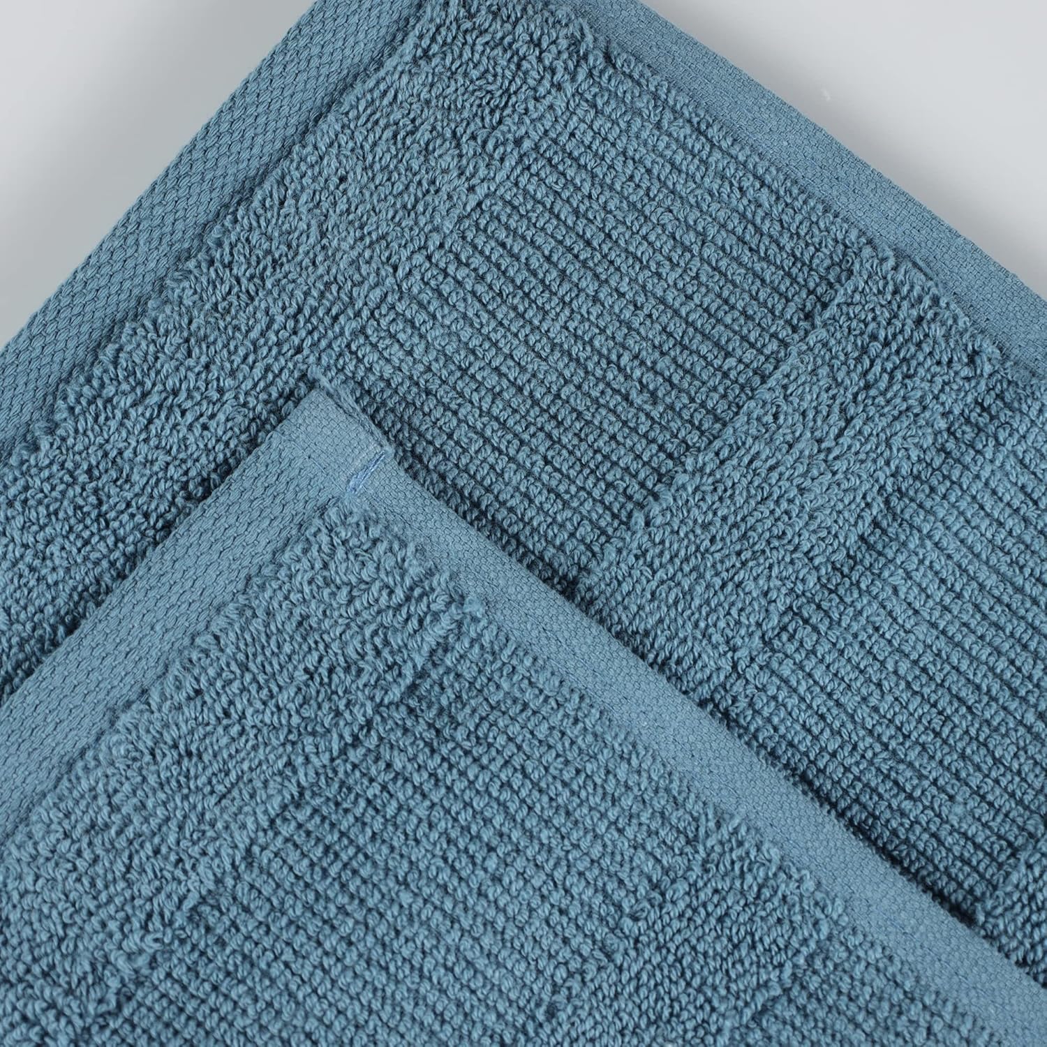 Superior Roma Cotton 6-Piece Towel Set Denim Blue