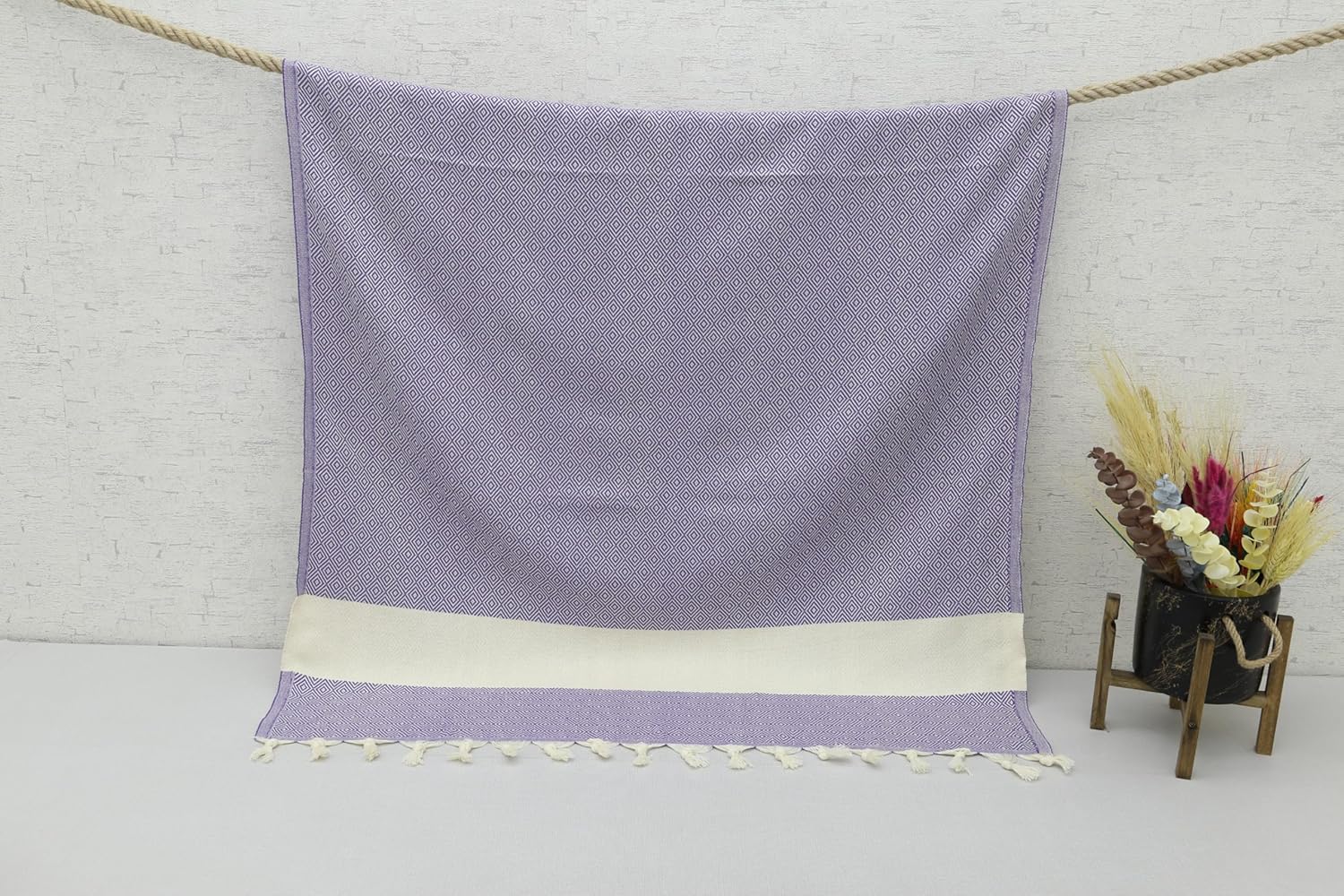 Turkish Beach Towel 36x70 Inch Diamond Design