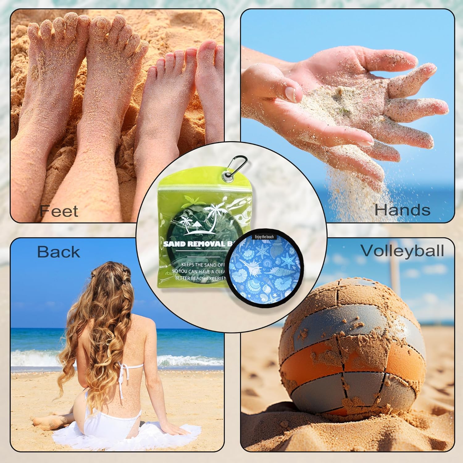 DIFENLUN Sand Scrubber Gloves Talc-Free Fragrance-Free