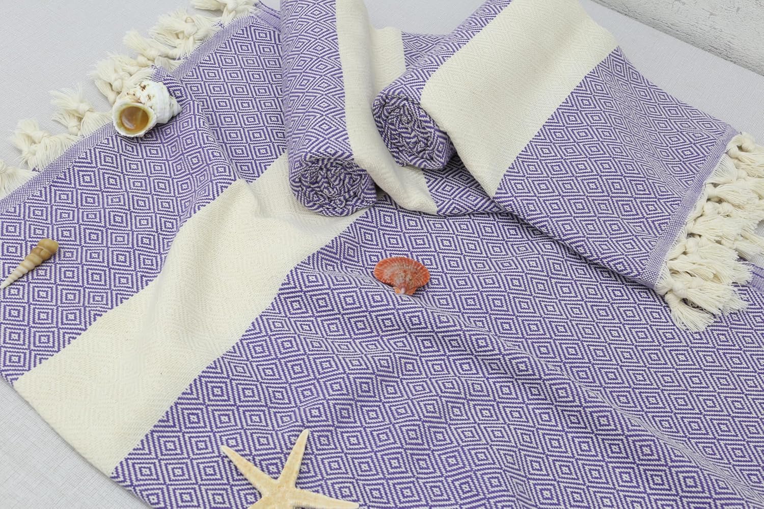 Turkish Beach Towel 36x70 Inch Diamond Design