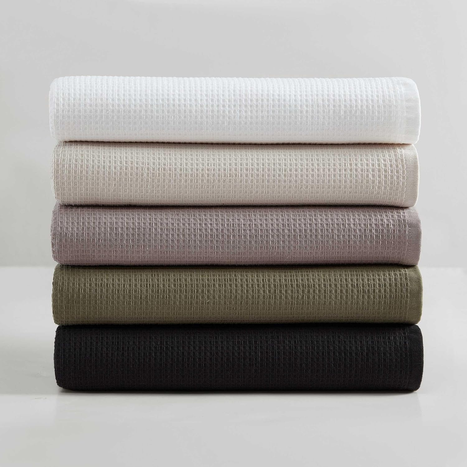 Calvin Klein Bath Towels - 3-Piece Set Dusty Green