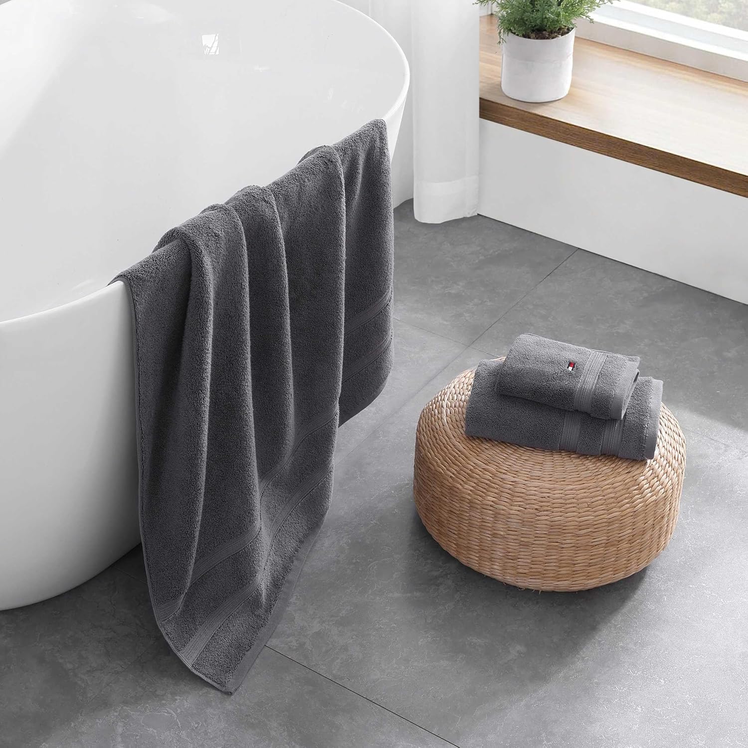 Tommy Hilfiger Bath Towel Set 6-Pack