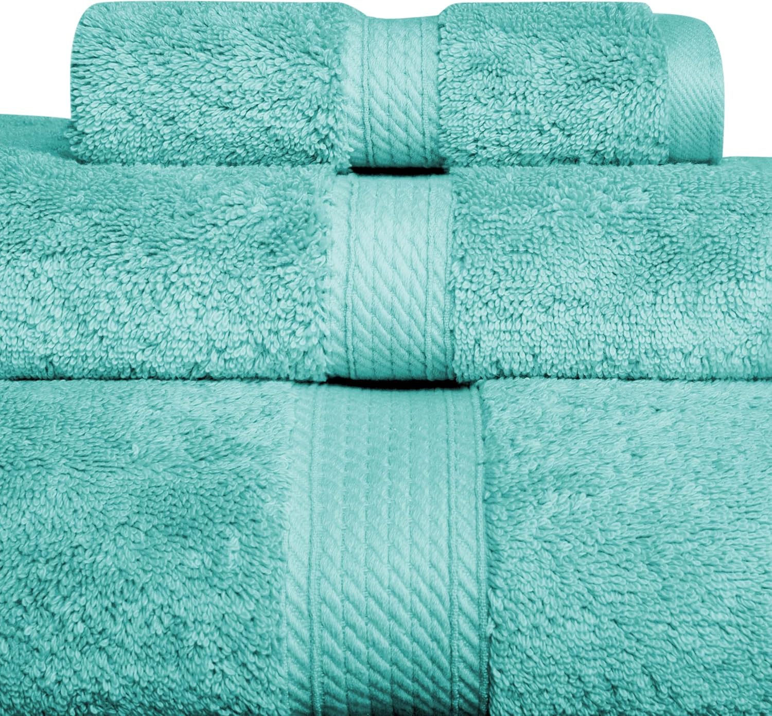 Superior Madison Turquoise Egyptian Cotton 3-Piece Towel Set