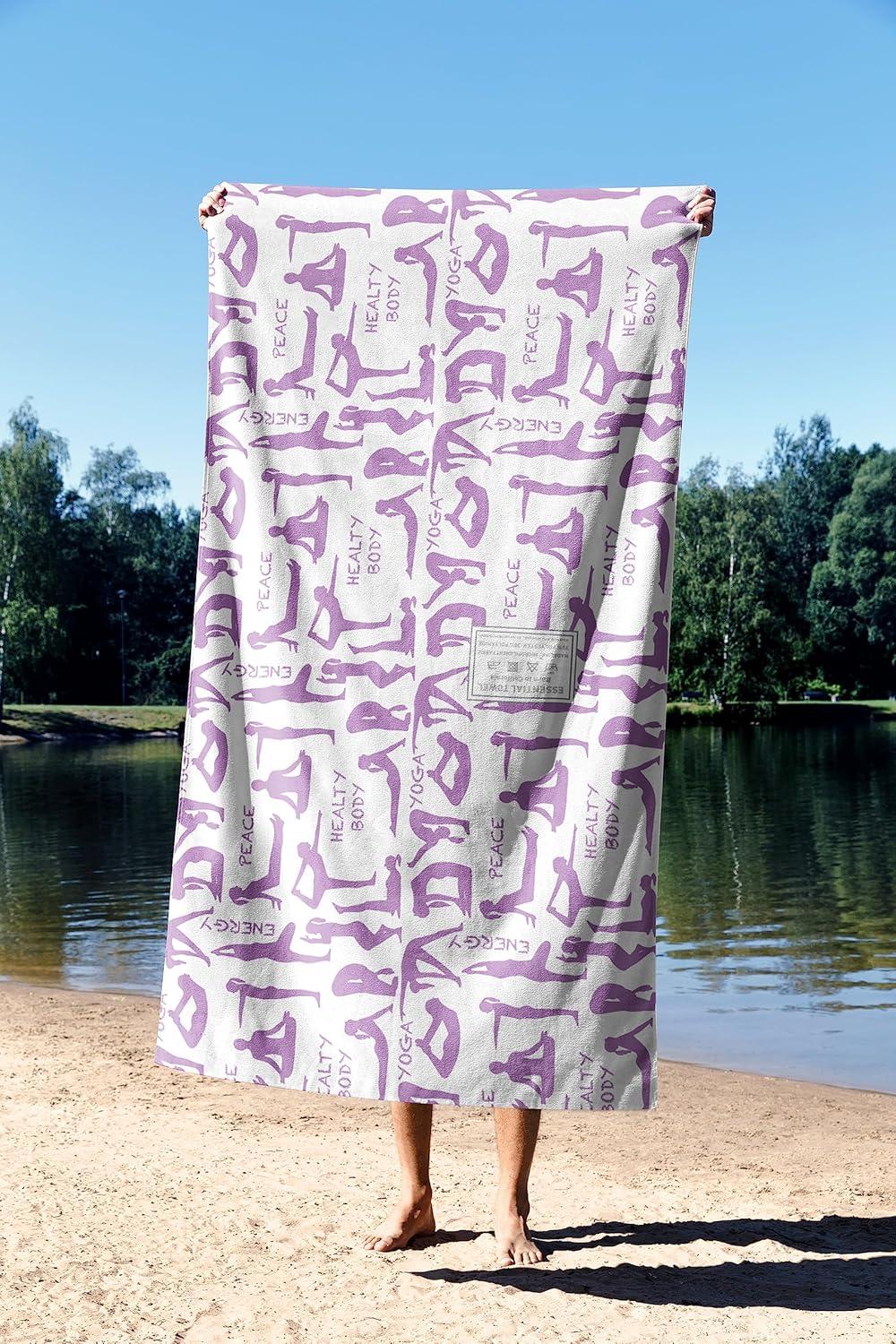 Quick-Dry Microfiber Beach Towel - Sand-Repellent and Ultra-Soft 1