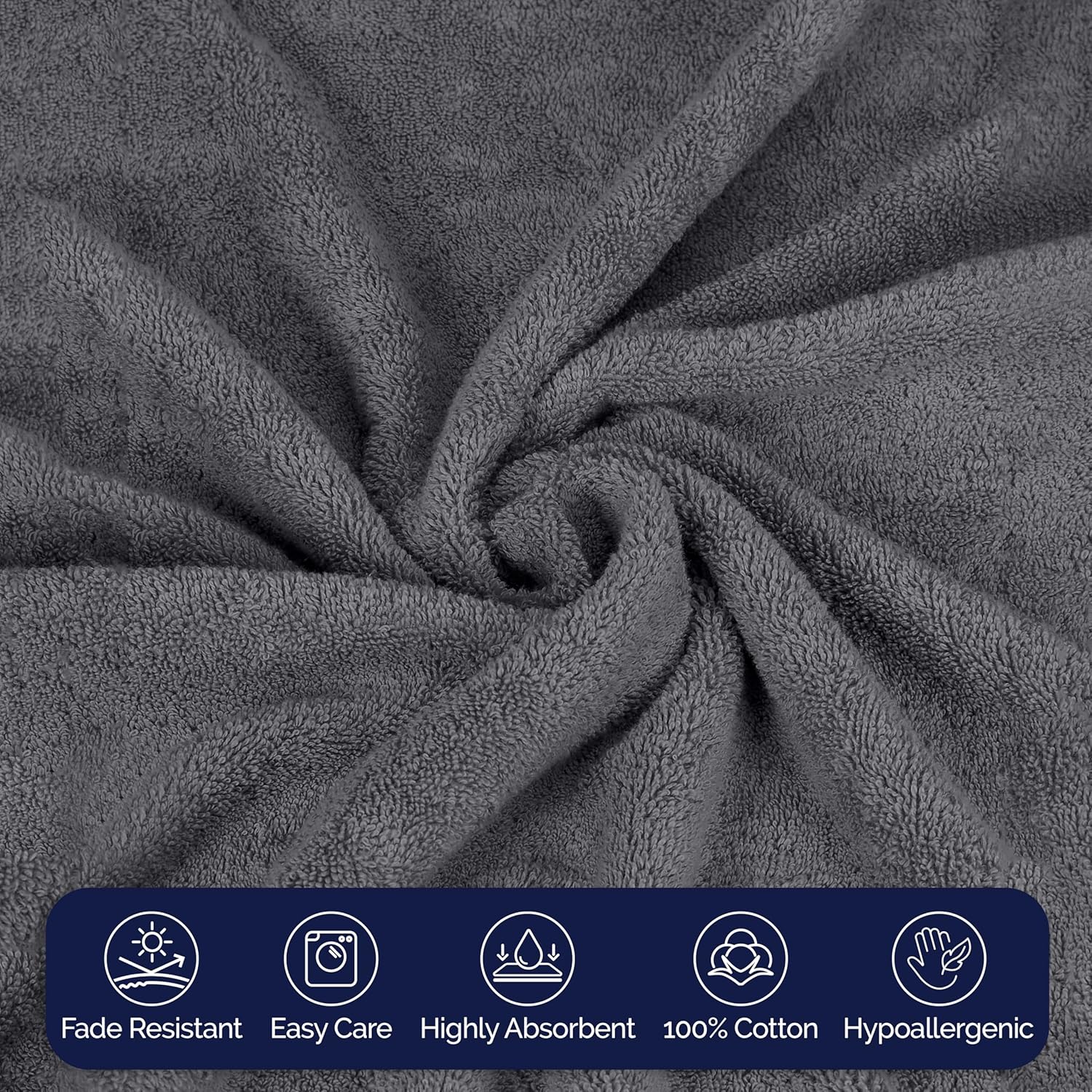 Elegant Comfort Premium Turkish Cotton 2 Pack Bath Towel Set