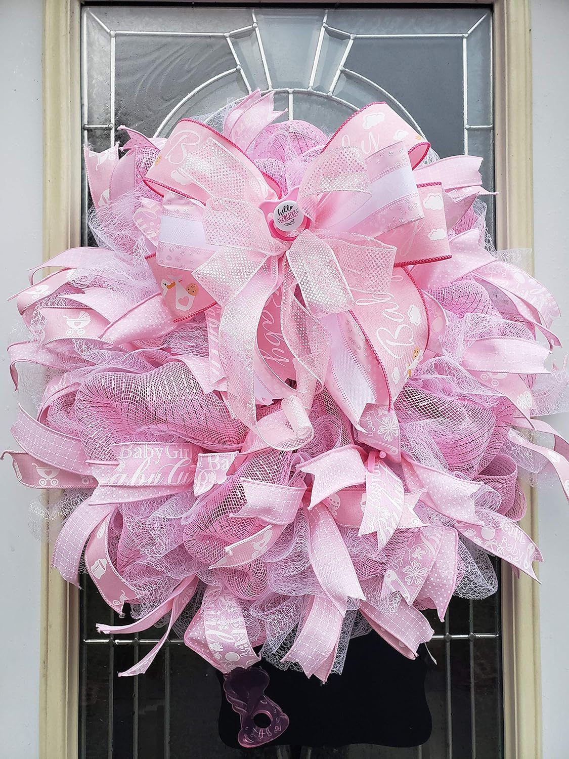 Welcome Baby Girl Wreath for Home Dcor