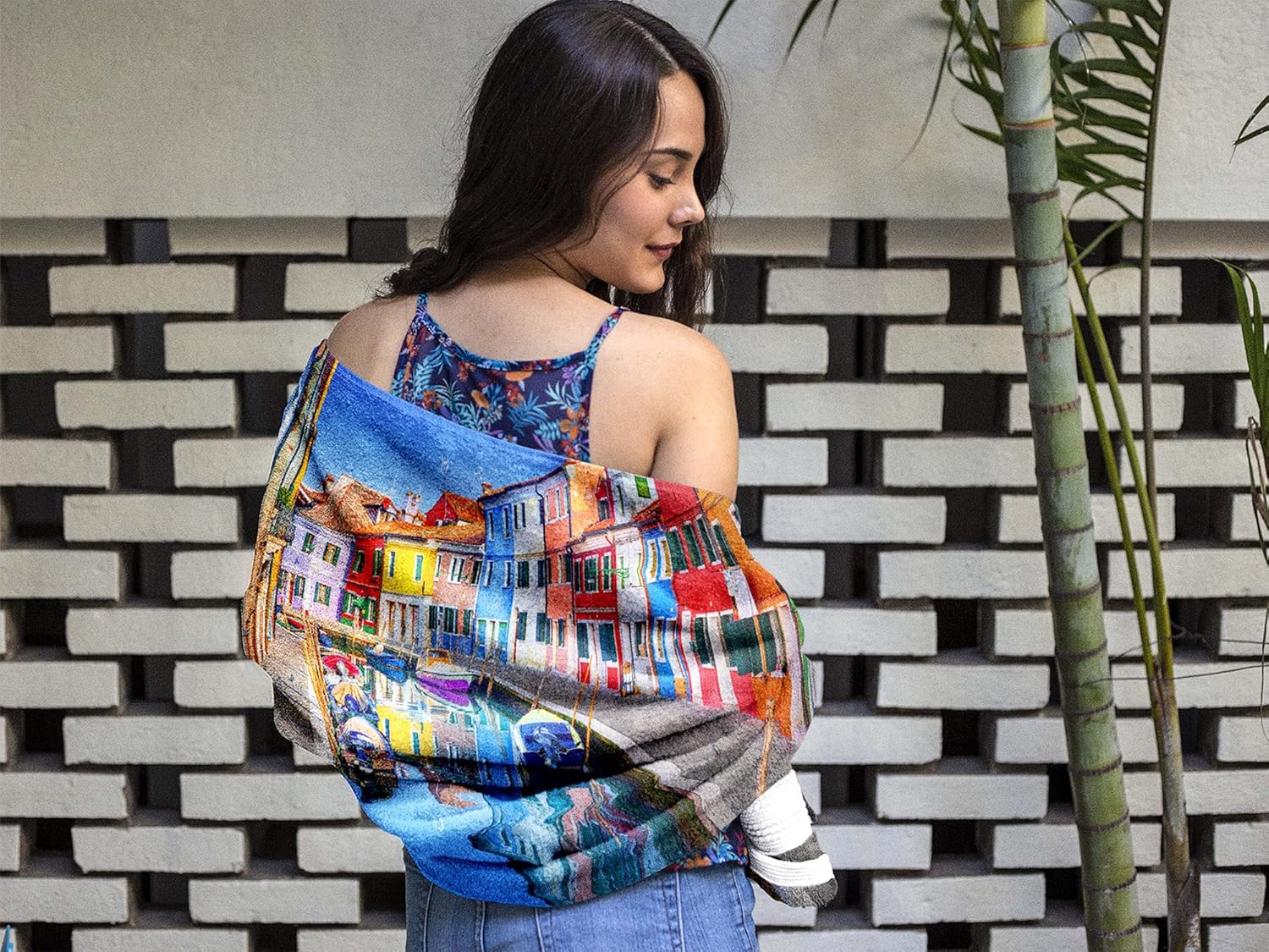 PS I Love Italy Beach Towel - Burano Design
