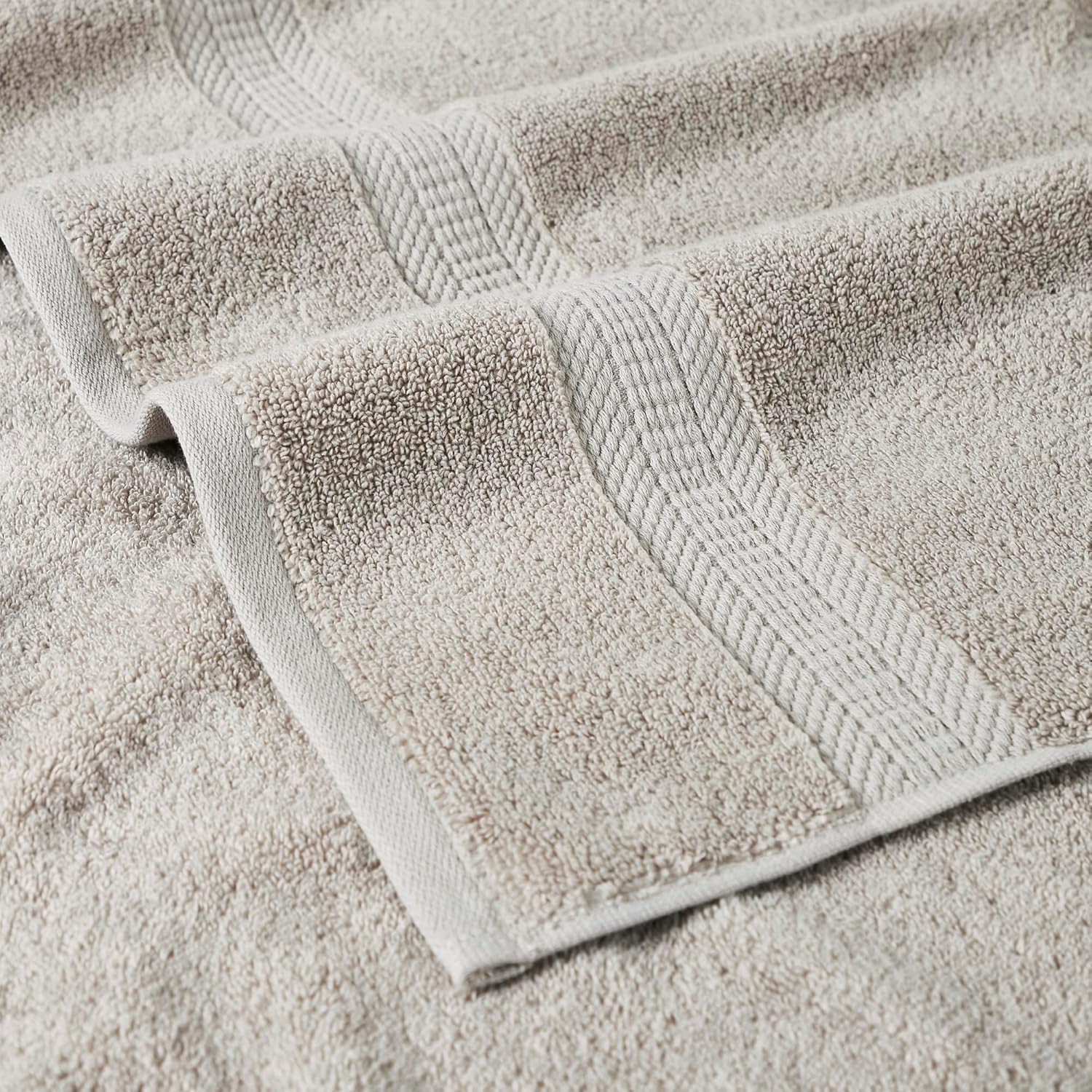 Modern Threads 6-Piece Rayon from Bamboo Towel Set - Ultra Soft Taupe 1