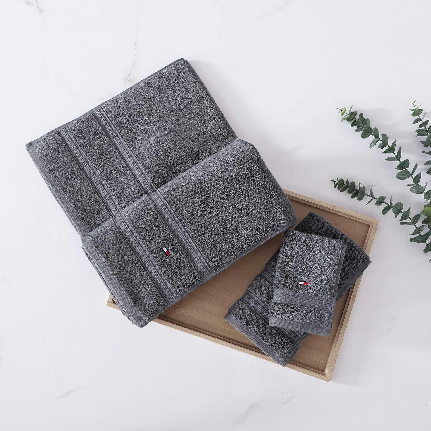 Tommy Hilfiger Bath Towel Set 6-Pack