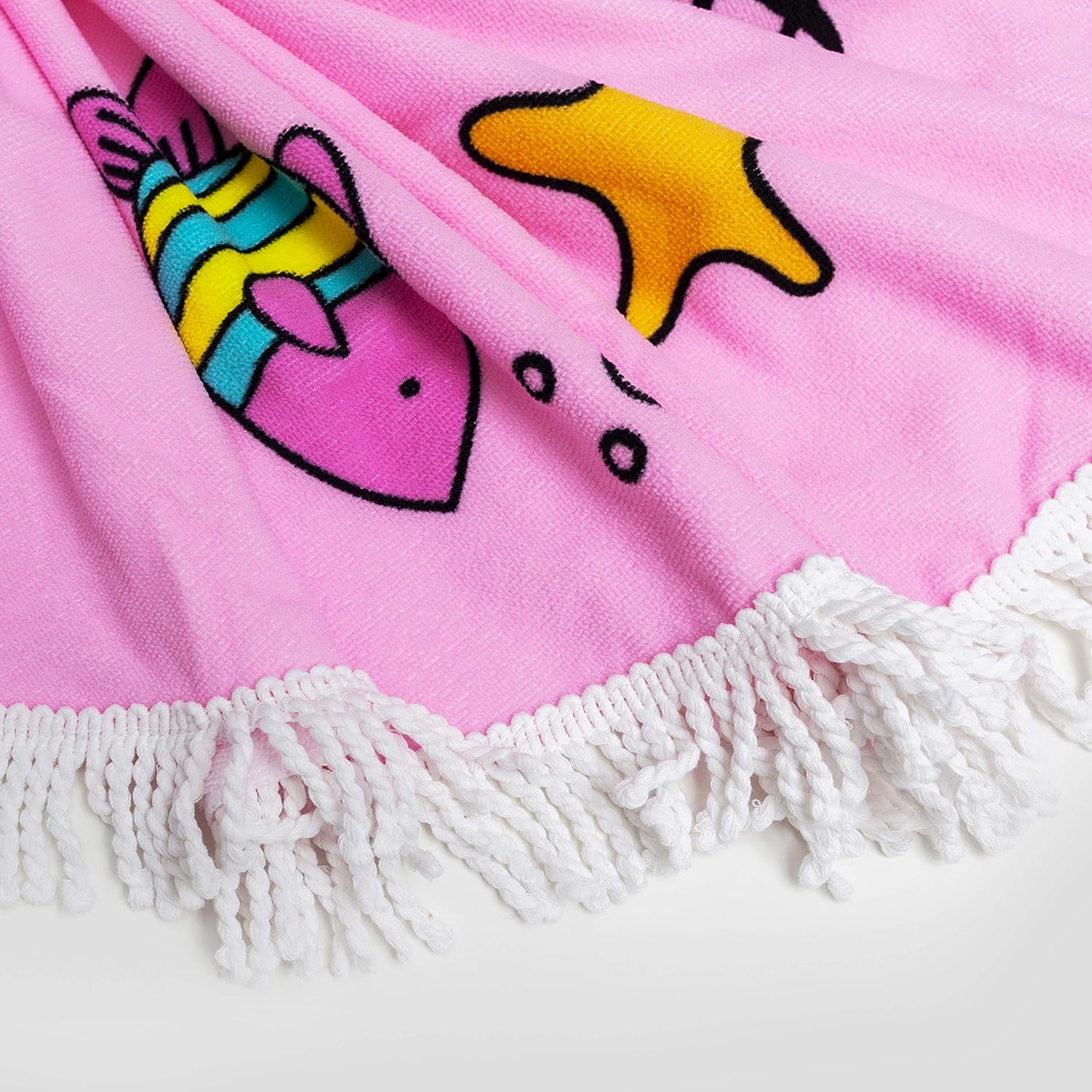 Mermaids Starfish Wishes 5ft Beach Towel Blanket