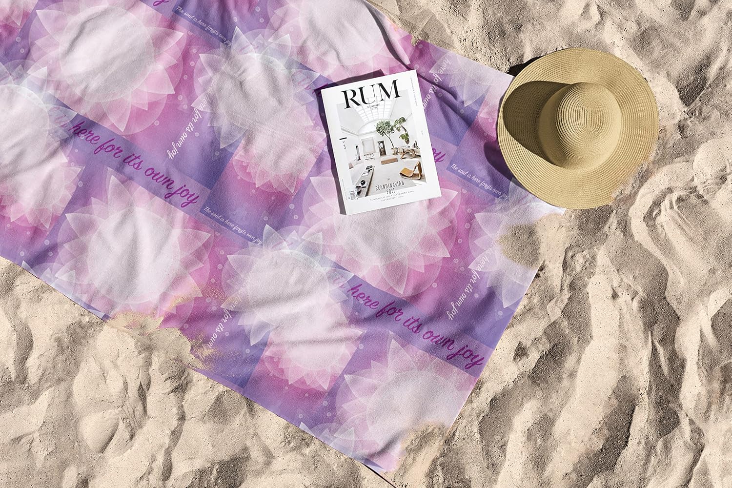 Quick-Dry Microfiber Beach Towel - Sand-Repellent and Ultra-Soft 1