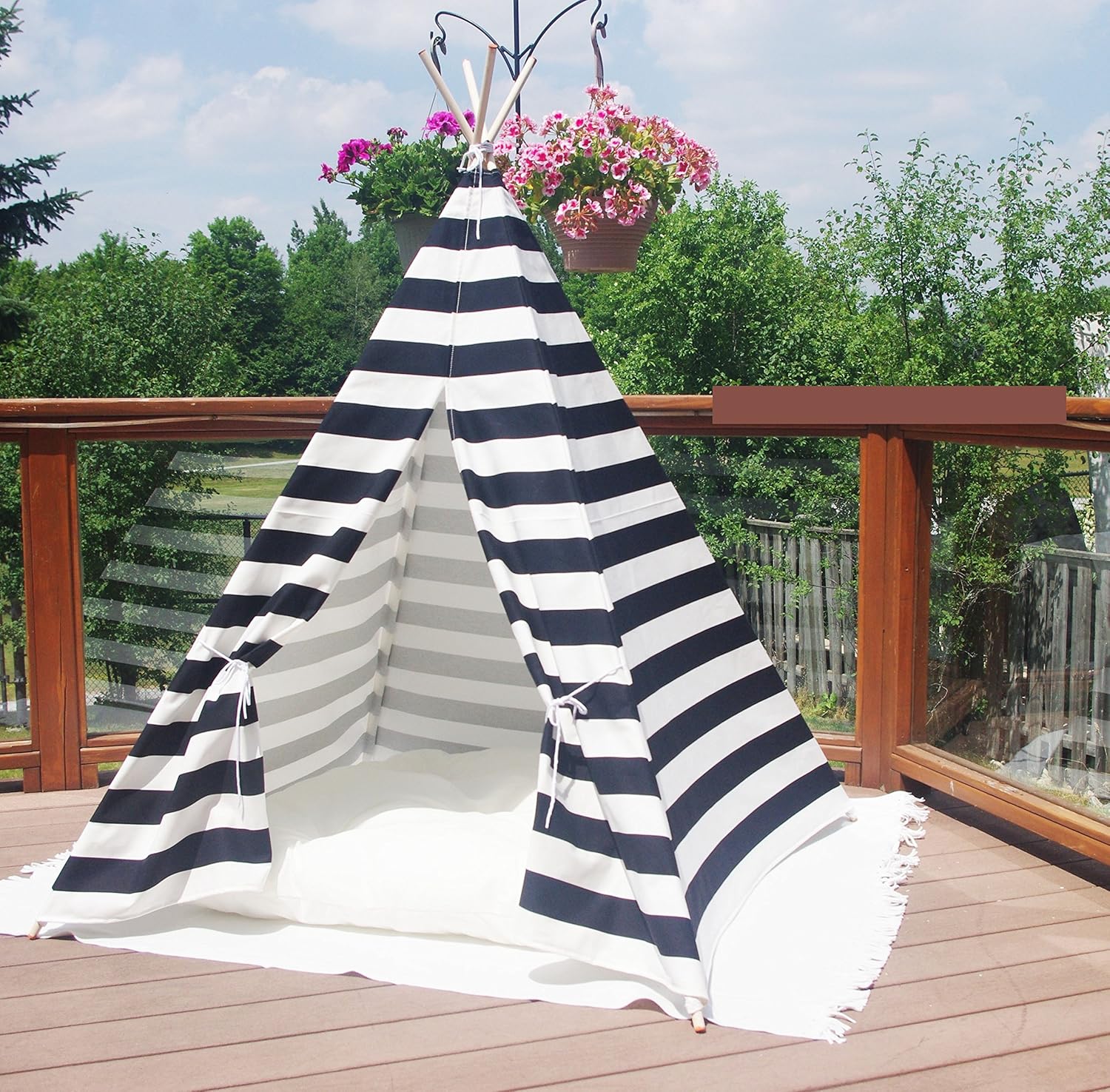 Heavy Duty Kids Teepee Tent 3 Sizes Playhouse Fort