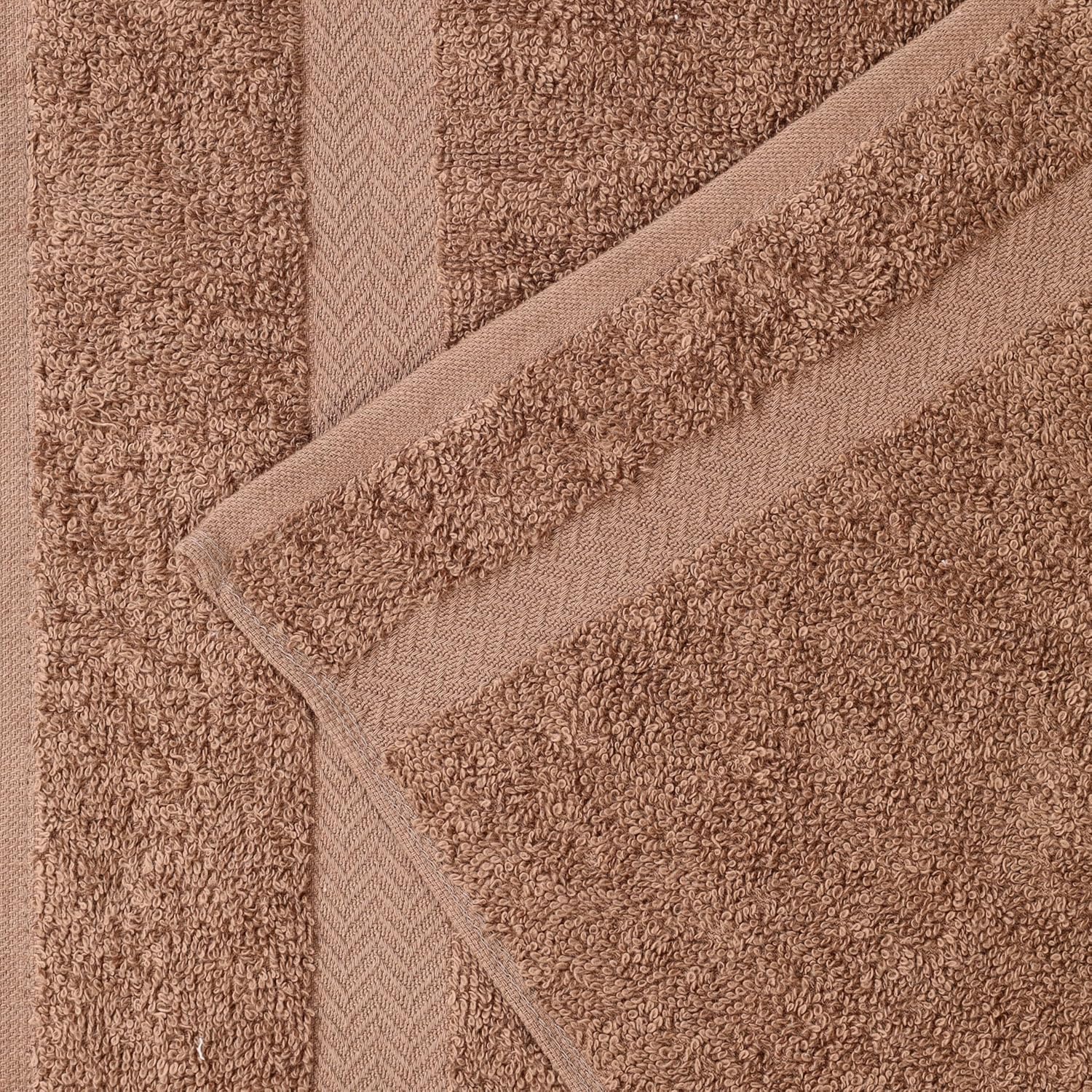 Superior 6-Piece Cotton Towel Set - Latte 1